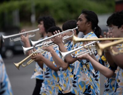 Disco DSC_3374 copy Students marching in the Hazel Dell Parade 2025